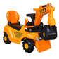 Kids Ride-On JCB Excavator Crane Car With Arm, Digging Bucket, Front Loader Movement, Sound And Music Toy
