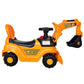 Kids Ride-On JCB Excavator Crane Car With Arm, Digging Bucket, Front Loader Movement, Sound And Music Toy